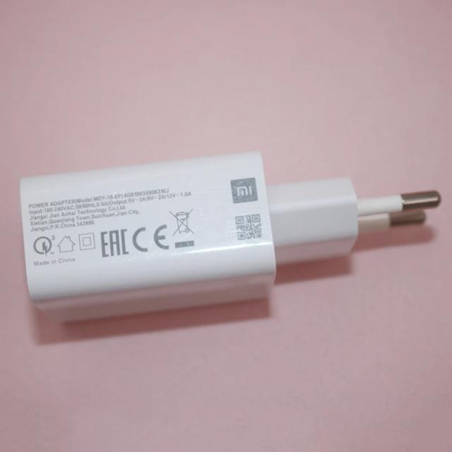 Carregador xiaomi original 18w 12v1.5a ue/eua adaptador de alimentação usb para mi c51 play s2 redmi a1 + a2 + 12c 10a 9a 8a 7a 4x + cabo micro usb