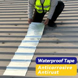 Fita Impermeável, Material Impermeável em Rolo e Selante Autoadesivo para Telhados com Funções de Isolamento Térmico/Acoustico - Image 3