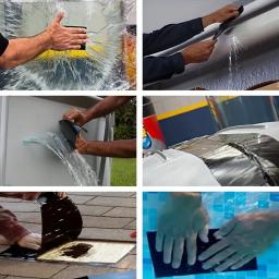 Fita Impermeável Super Forte YITAPE 10cmx1.5M, Para Parar Vazamentos Instantaneamente em Tubos de Jardim, Baldes, Cozinha e Banheiro - Image 6