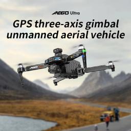 Novo ae60 gps rc drone 8k câmera profissional hd sem escova 3 eixos cardan evitar obstáculos tela grande fpv drones rc quadcopter - Image 5
