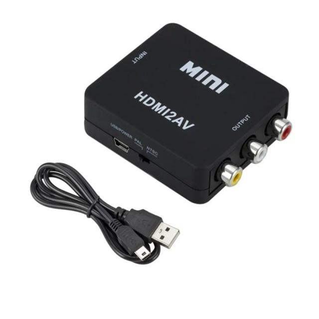 Grwibeou Conversor HDMI para RCA 1080p com Áudio Estéreo L/R