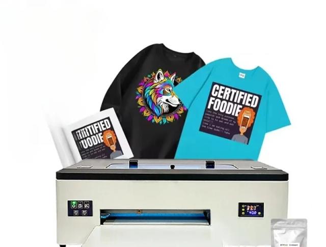 Erasmart A3 Impressora DTF Máquina de Impressão Digital para Roupas Dupla Cabeça i3200