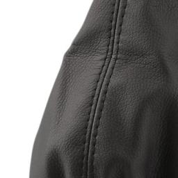 Couro do plutônio mudança de engrenagem do carro vara gaiter boot capa à prova de poeira universal caixa de velocidades lidar com proteção preto capa de mudança de engrenagem do carro - Image 6