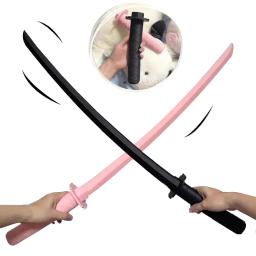 3d impresso gravidade em linha reta para fora telescópica samurai alívio do estresse brinquedos extensíveis cos adereços criativo dobrável katana presentes engraçados - Image 2