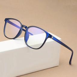 Óculos de computador quadrados transparentes, armação feminina e masculina, anti luz azul, óculos redondos de bloqueio, óculos ópticos - Image 1