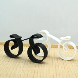 Modelo de Bicicleta Minimalista, Escultura Elegante Impressa em 3D para Decoração de Mesa, Presente para Ciclistas - Image 1