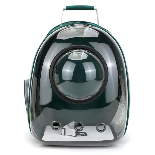 Gato transparente sacos de transporte espaço respirável pet mochila portátil filhote de cachorro cão mochila transporte transportadora espaço cápsula saco animais estimação