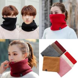 Cachecol de Malha Macia para Esportes, Protetor de Pescoço para Mulheres e Homens, Cobertura Facial para Inverno, Patinação, Corrida, Caminhada, Gola Grossa à Prova de Frio - Image 4