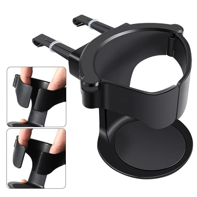 Suporte de Copo Universal para Saída de Ar de Carro - Porta Garrafa e Cinzeiro - 1 Unidade