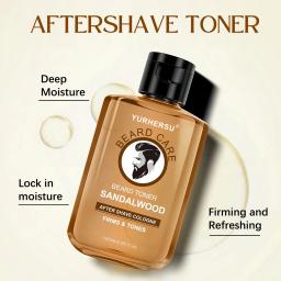 Loção Pós-Barba para Homens - Centella Asiatica Natural Absorve Rapidamente para Limpar e Tonificar a Pele com Sensação Refrescante - Loção Pós-Barba Masculina - Image 4