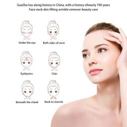 Ferramentas de Massagem Facial Gua Sha de Pedra Natural Jade para Cuidados com a Pele e Rolo Gue Che para SPA - Image 4