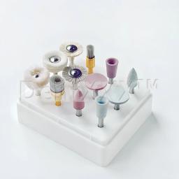 Conjunto de Polimento Misto com 12 Peças/Caixa: Cabeças de Silicone e Escova Aprimoradas para Polimento - Alcance um Polimento de Alto Brilho com Pasta de Polimento - Image 3