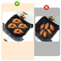 Molde de fritadeira de ar de silicone de 20cm para fritadeira de ar Philips Série 2000 4.2L NA229 Acessórios de fritadeira de ar reutilizáveis em vez de papel de cozimento - Image 3