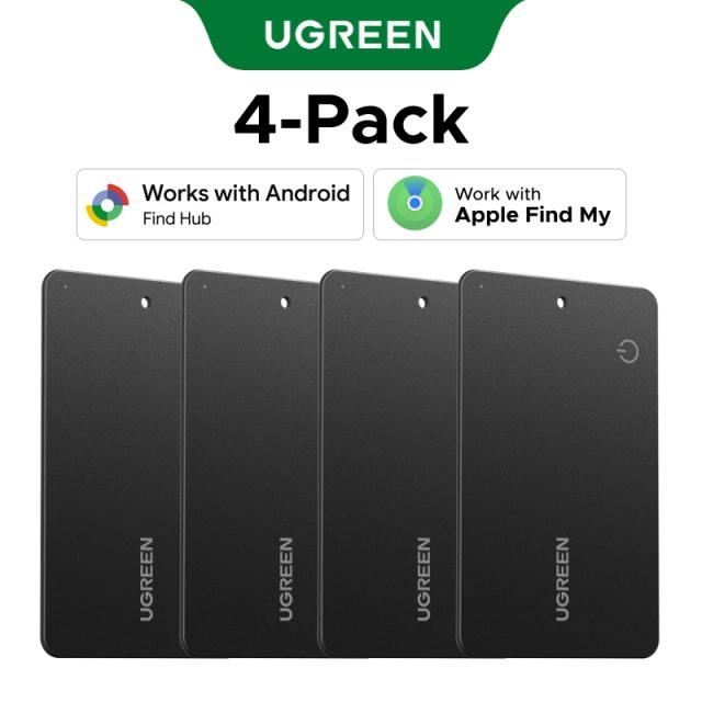 UGREEN Smart Finder Cartão Rastreador Bluetooth para Apple Find My e Android