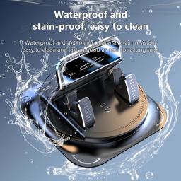 Suporte para telefone de carro SEAMETAL, suporte antiderrapante de silicone para painel de carro, rotação livre de 360 ​​graus, suporte universal para navegação head-up - Image 3