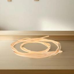 4 peças de tiras de bambu trançadas, feitas à mão, com acabamento polido, flexíveis, para trabalhos artesanais em bambu, vassouras para cestas, arranjos florais e casamentos. - Image 4