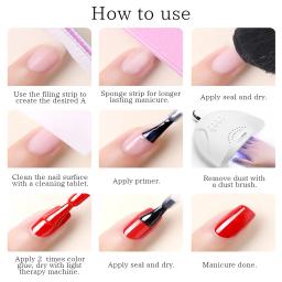 VOKY Conjunto de 6 peças de gel para unhas, gel para unhas da moda sazonal, o presente perfeito para mulheres dar durante os festivais - Image 5