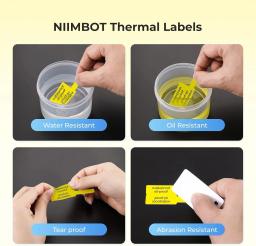Niimbot D110 Mini Impressora de Etiquetas Portátil Inteligente Cabo Térmico Adesivo Etiqueta de Fibra de Identificação À Prova D 'Água Para D101/D11/H - Image 3