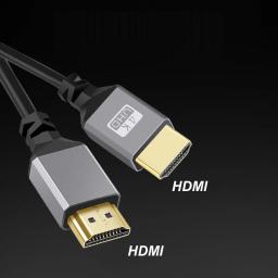 4k @ 60hz 0.5-2.4m compatível hdmi para hdmi/mini hdmi/micro hdmi/extensão enrolada cabo espiral flexível macho para macho cabo de tomada - Image 5