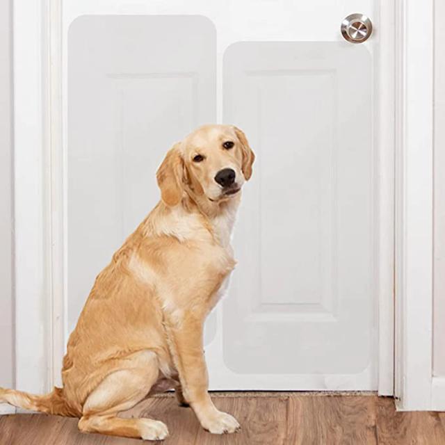 Protetor de porta anti-arranhões para móveis e parede, protetor de arranhões de porta para garras de cães e gatos, arranhões
