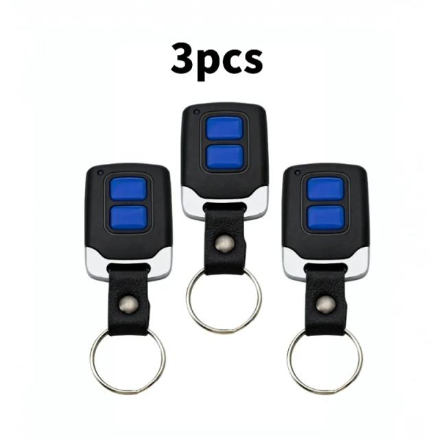 Controle Remoto Universal para Garagem 433MHz Duplicador de Código Fixo Transmissor de Acesso para Portões Chaveiro