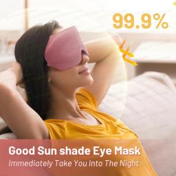 Máscara de sono 3d, auxílio para dormir, venda bloqueada, luz portátil, espuma de memória macia, máscara facial, conforto, design de três dimensões - Image 2