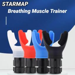 1 unidade de aparelho portátil para exercícios respiratórios para os pulmões, treinador de respiração para fitness, treino de resistência com resistências ajustáveis para esportes. - Image 1