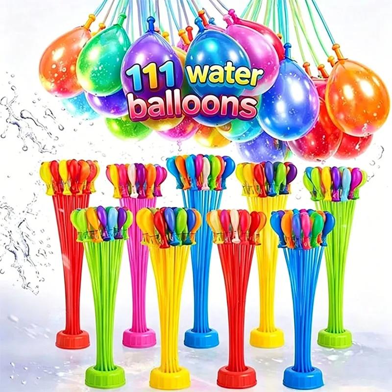 111 Balões de Água para o Verão: Balões de Água de Enchimento Rápido para Festa na Piscina, Jogo em Equipe ao Ar Livre, Brinquedo de Praia, Decoração de Festival - Image 1