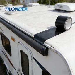 Fita de Reparo para Teto de RV TILONDEX 11.99m, Impermeável e Resistente a Vazamentos, Acessório de Telhado com Adesivo Forte para RVs - Image 1