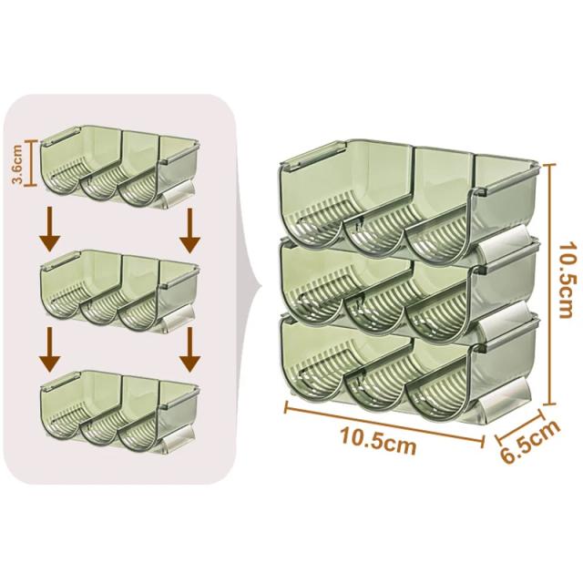 Organizador de Mesa em Acrílico Transparente para Pincéis de Maquiagem e Cosméticos com 1 Unidade