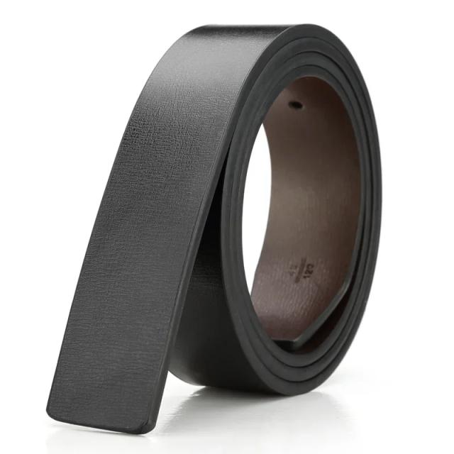 Cintos de Couro Masculino Dupla Face Moda 3.3cm
