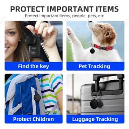 Rastreador Anti-perda Android para Google Find My, Localizador de Longa Distância com Voz para Malas, Chaves, Bolsas, Brinquedos - Smart Airtag - Image 6