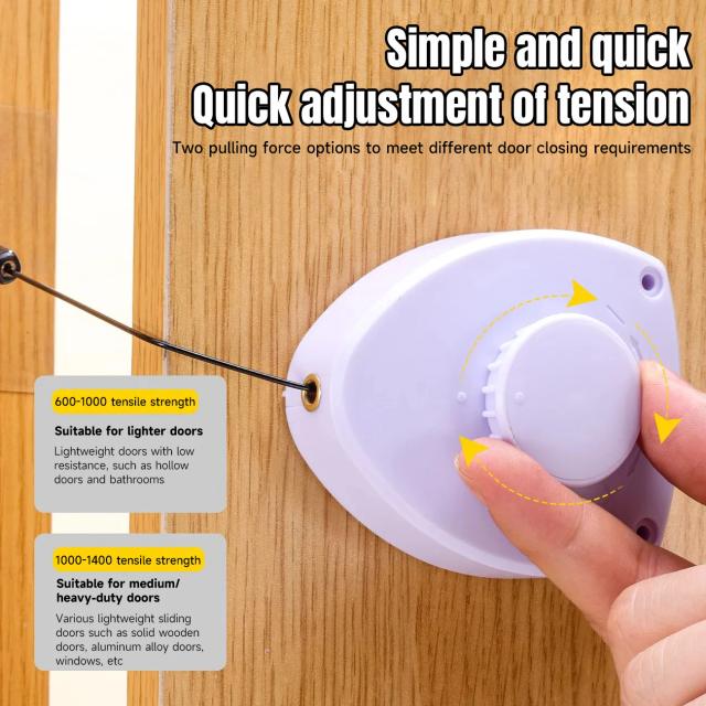 NIUXIANG Dispositivo de Tração de Porta Doméstico Ajustável Sem Perfuração
