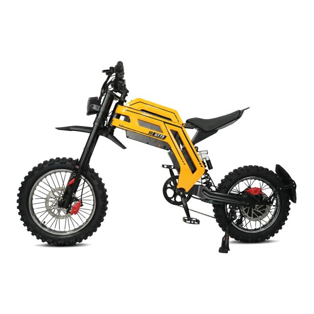 Bicicleta Elétrica HDJ GT73 Off-Road T3000 1000W 52V 27AH 80km com Carregamento Rápido e Pneus Profissionais para Off-Road