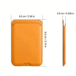 Capa de Telefone Magnética de Luxo em PU com Porta-Cartões para iPhone 17 16 15 14 13 12 18 Pro Max, Capa Carteira com Slot para Cartões Magnético, Capa Prática - Image 6