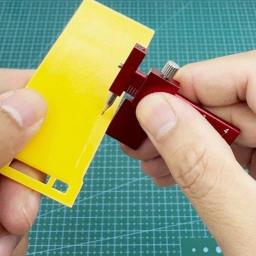 1 unidade Régua de Traçagem Equidistante e Traçadores Paralelos para Contornos Isométricos, Ferramentas de Construção - Image 3