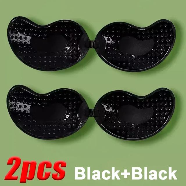 Sutiã Adesivo Invisível Push Up Silicone Sem Alças 1 Peça