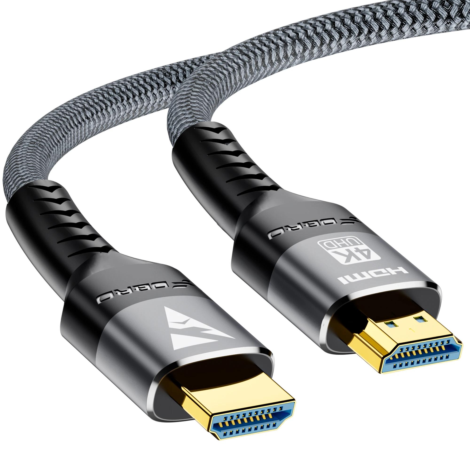 Cabo HDMI 8K 2.1 48Gbps Cabo trançado HDMI de alta velocidade-4K@120Hz 8K@60Hz, DTS:X, HDCP 2.2 e 2.3, HDR 10 para laptop compatível/PS5 - Image 1