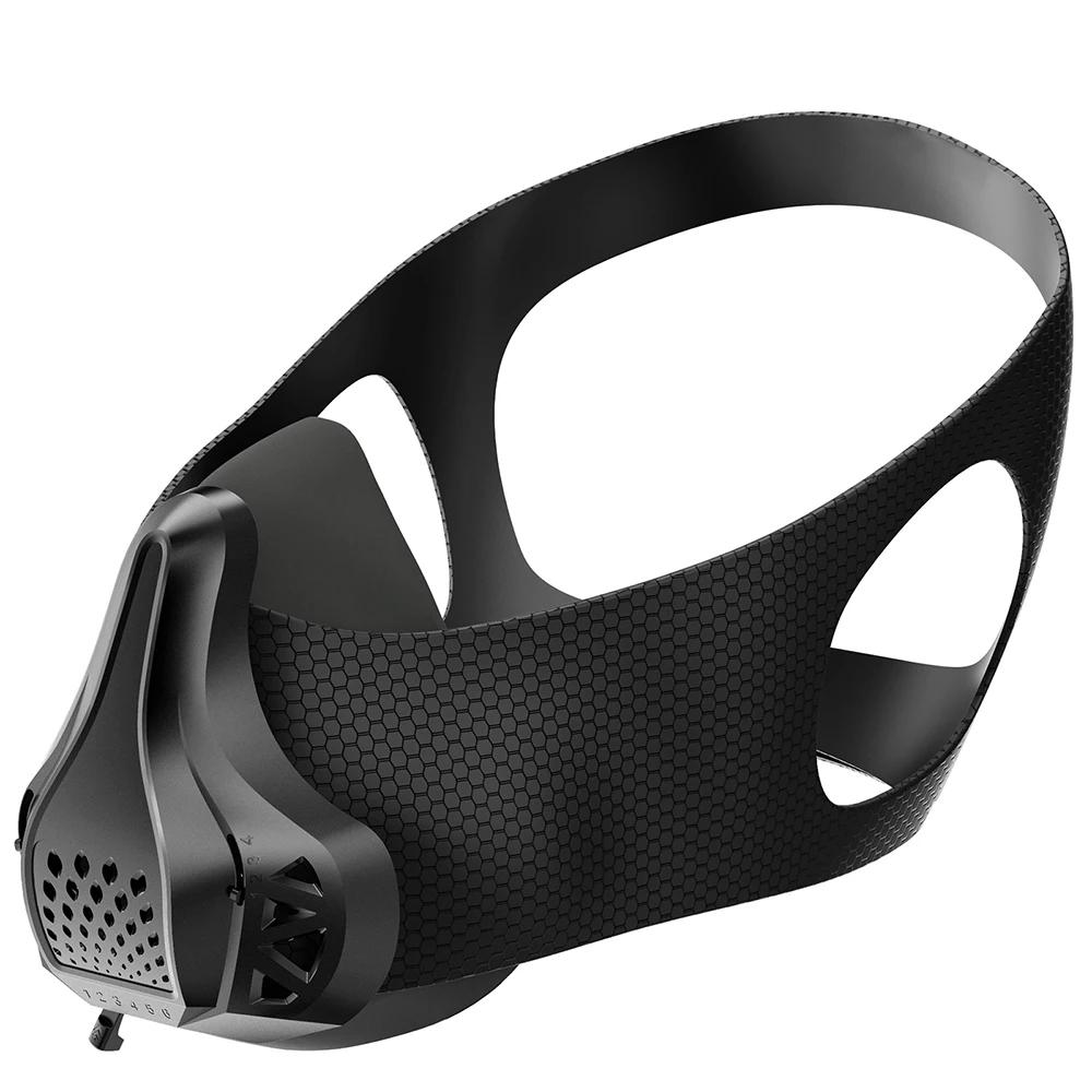 Máscara esportiva ajustável 48 níveis de respiração resistência ao ar treino correndo ginásio máscara fitness exercício treinamento de resistência física - Image 1
