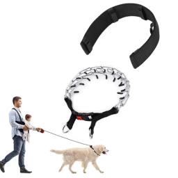 Coleira de treinamento para cães, coleira com fivela de liberação rápida e capa de nylon para cães de estimação - Image 3
