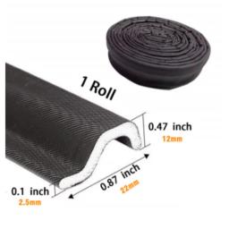 Tira De Vedação De Janela De Espuma Acústica, Casement Seal, Soundproof Foam S, Weather Stripping Door Seal, Gap Filler Tape, 40m, Novo - Image 3