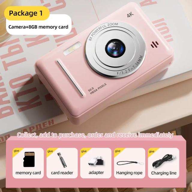 Xiaomi Câmera Retro 4K CCD 50MP com Foco Automático e Zoom 8x