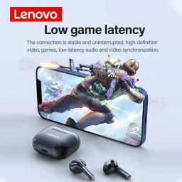 Lenovo-LP40 Auscultadores Sem Fio, TWS Fones De Ouvido Bluetooth, Touch Control, Sport Headset, Fones De Ouvido Estéreo Para Telefone, Android, Original - Image 4