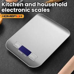 Balanças eletrônicas de alta precisão para confeitaria, ideais para cozinhas domésticas; balanças compactas para alimentos e confeitaria; os alimentos não entram em contato direto. - Image 3