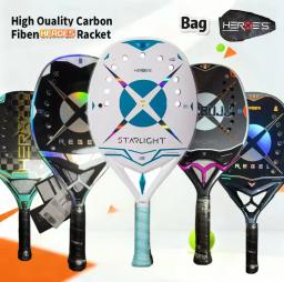 Raquete de Beach Tennis 2026 Top Brand Heroes Power STARLIGHT THE RUBY BULL REBEL REVENGE em Fibra de Carbono Completa - Image 1