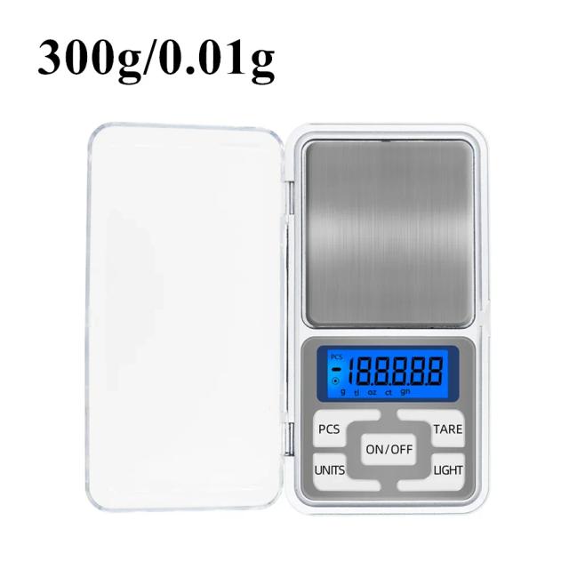 Balança de Precisão Digital LCD 3000g 0.1g para Joias e Alimentos
