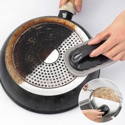 Emeril mágico esponja escova limpar borracha limpador de cozinha banho ferrugem forte descontaminação ferramentas limpeza com alça ferramentas domésticas - Image 1