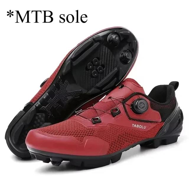 Tênis de Ciclismo Profissional Masculino 2026 SPD para MTB e Estrada