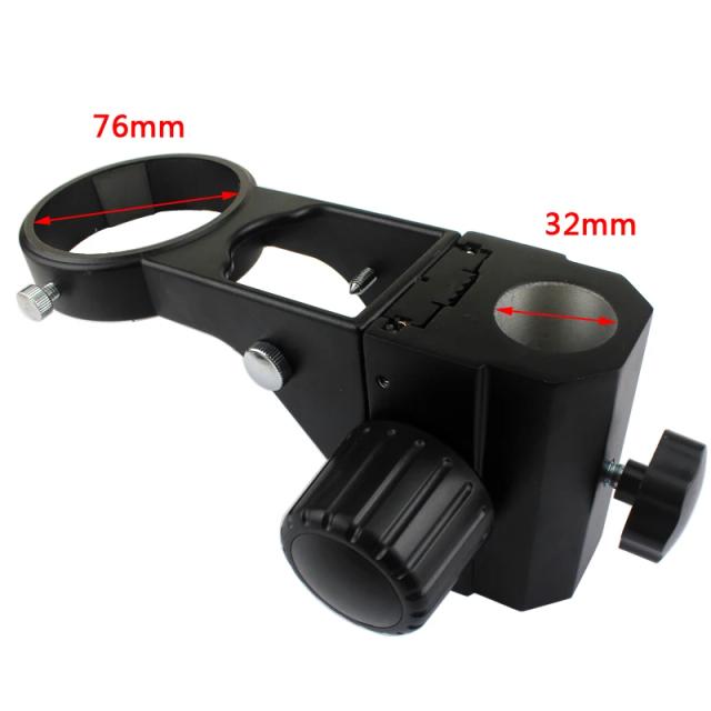 Suporte Ajustável para Microscópio Estéreo de 76mm de Diâmetro com Braço Articulado e Grampo de Pilar - Acessórios para Equipamentos de Microscopia