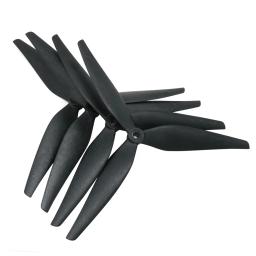 Hélice hqprop de 2 pares, 10x5x3 9x5x3 1050 9050 10 polegadas 9 polegadas 3 lâminas, hélice de nylon reforçada com carbono preto para drone rc fpv - Image 5